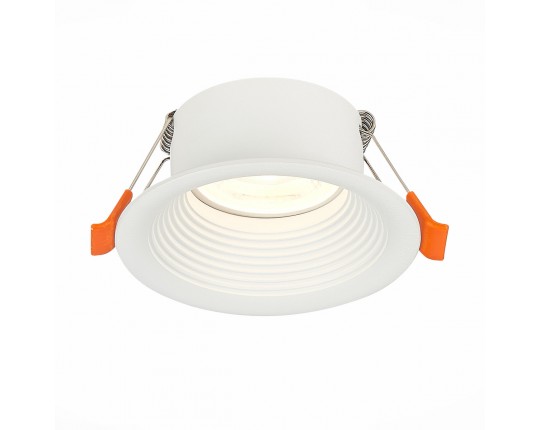 ST202.508.01 Св-к встр. Белый GU10 1*50W  D89xH40 220V Без ламп