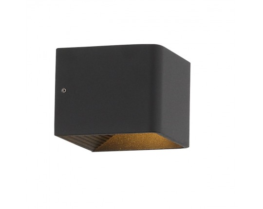 SL455.041.01 Светильник настенный ST-Luce Черный/Черный LED 1*6W 3000K