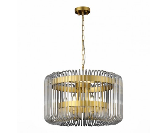 SL1228.203.06 Люстра подвесная ST-Luce Золотистый/Прозрачный E14 6*40W