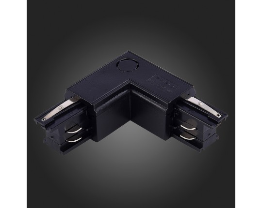 ST030.409.15L Угловой токоподвод левый для трехфазного шинопровода ST-Luce Черный