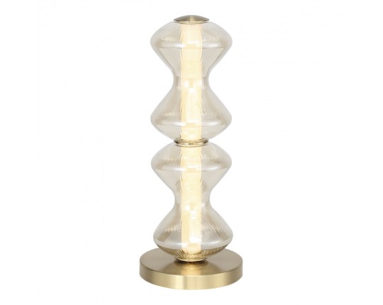 SL6136.214.01 Прикроватная лампа ST-Luce золото/коньячный LED 1*12W 3000K