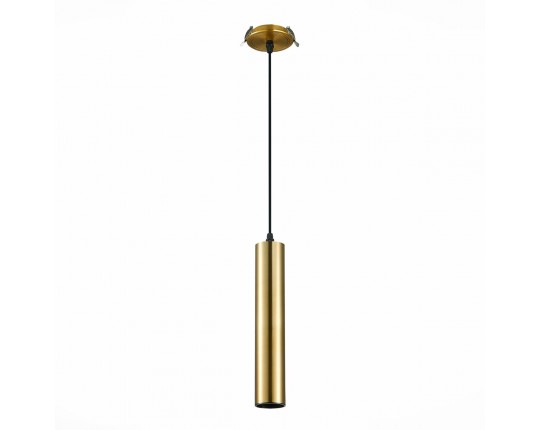 ST151.308.01 Встраиваемый подвесной светильник Золотистый GU10 1*50W  IP20 D54xH290 220V Без ламп