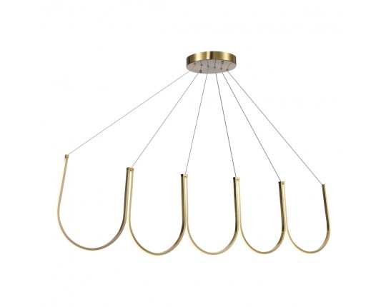 SL6202.213.01 Светильник подвесной ST-Luce Золотистый LED 1*68W 3000K