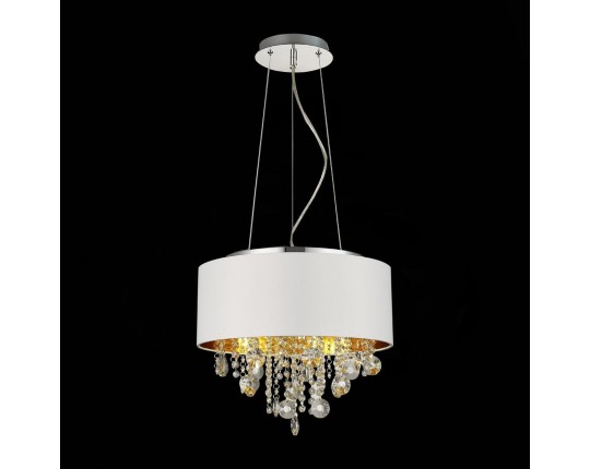 SL1350.503.04 Светильник подвесной ST-Luce Хром/Белый, Золотистый, Прозрачный E14 4*40W