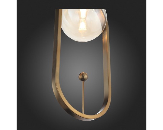 SL1201.203.01 Подвес ST-Luce Бронзовый/Коньячный G9 1*5W