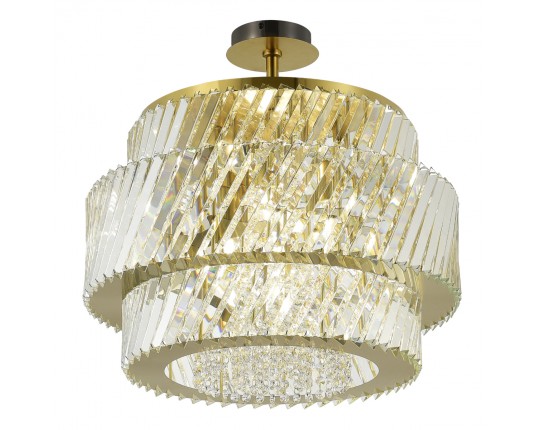 SL6138.313.12 Светильник потолочный ST-Luce латунь/прозрачный E14 12*40W