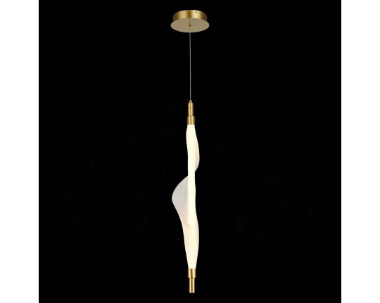SL6109.213.01 Светильник подвесной ST-Luce Золотистый/Белый LED 1*25W 3000K
