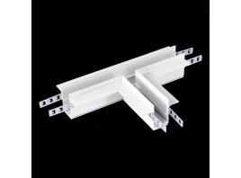 ST007.599.12 Коннектор T-оБразный для встраиваемого магнитного шинопровода под ГКЛ 12мм ST-Luce Белы