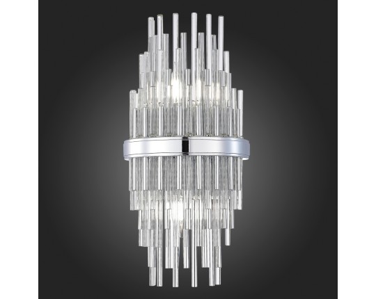 SL1628.101.02 Бра ST-Luce Хром/Прозрачный, Хром E14 2*40W