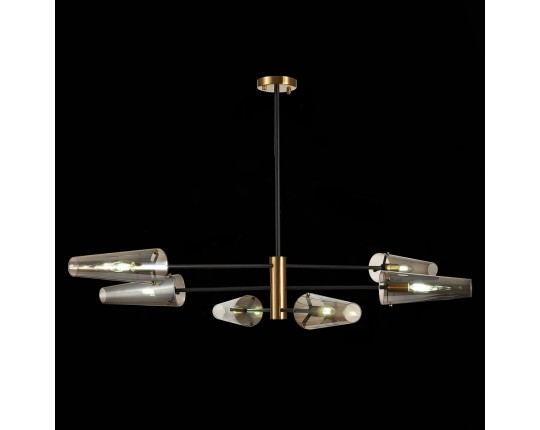 SL1209.302.06 Светильник потолочный ST-Luce Бронза,Черный/Дымчатый E14 6*40W