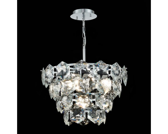 SL1631.103.06 Люстра подвесная ST-Luce Хром/Прозрачный E14 6*40W