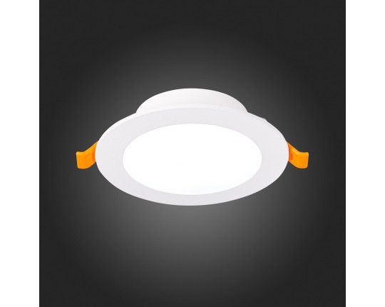 ST210.538.08 Св-к встр. Белый LED 1*8W 3000K 640Lm Ra80 110° IP20 D120xH30 220-240V