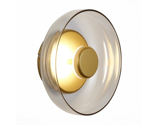 SL6002.201.01 Светильник настенный ST-Luce Золотистый/Янтарный LED 1*7W 4000K