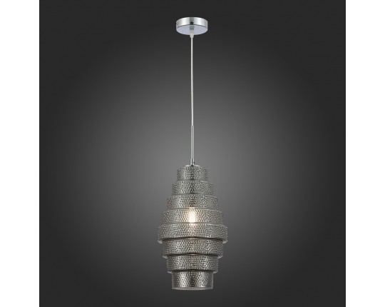 SL1001.103.01 Подвес ST-Luce Хром/Дымчатый E27 1*40W