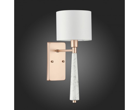 SL1163.201.01 Светильник настенный ST-Luce Матовое золото/Белый E14 1*40W