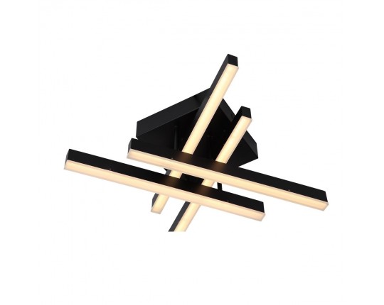 SL933.402.04 Люстра потолочная ST-Luce Черный/Черный, Белый LED 1*22W 3000K/4000K/6000K