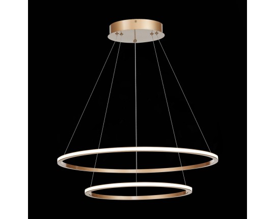 ST604.243.56 Светильник подвесной ST-Luce Золотистый/Белый LED 1*56W 4000K