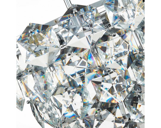 SL1631.103.09 Люстра подвесная ST-Luce Хром/Прозрачный E14 9*40W