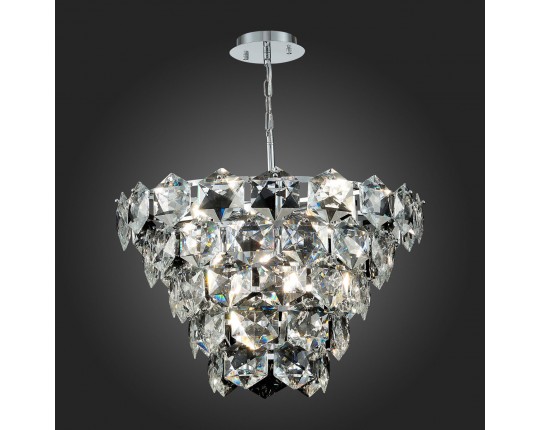 SL1631.103.09 Люстра подвесная ST-Luce Хром/Прозрачный E14 9*40W