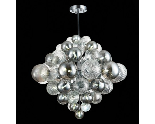 SL1124.103.29 Люстра подвесная ST-Luce Хром/Дымчатый, Прозрачный G9 29*5W 4000K