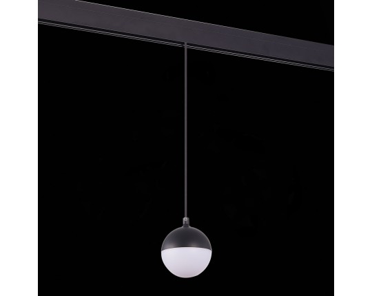 ST358.443.07 Магнитный трековый светильник подвесной Черный LED 1*7W 4000K 520Lm Ra>80 120° IP20 D90