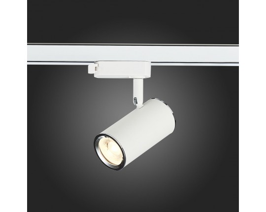 ST301.506.01 Св-к трек. Белый GU10 1*50W  IP20 L104xW54xH111 220V Без ламп