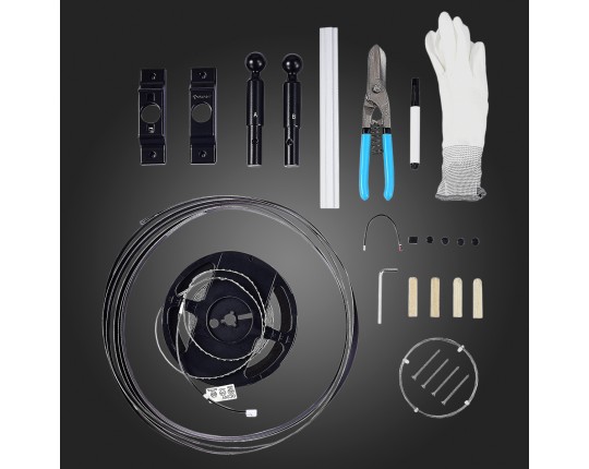 ST961.437.14 Тросовая световая система ST-Luce Черный LED 1*13,5W 3000K