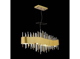 SL1633.213.08 Люстра подвесная ST-Luce Матовое золото/Матовое золото,Прозрачный E14 8*40W