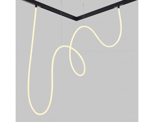 ST684.436.60 Гибкий светодиодный светильник Черный LED 1*60W 3000K Lm Ra80 360° IP20 L5 000xW-xH- 48