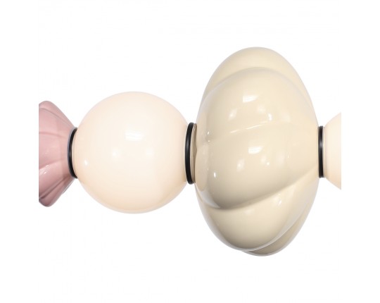 SL6134.423.01 Светильник подвесной ST-Luce черный/синий, желтый, розовый, опаловый LED 1*18W 3000K