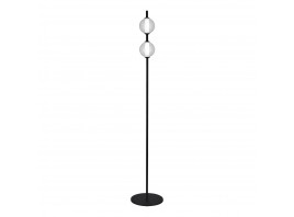 SL6120.405.01 Светильник напольный ST-Luce Черный/Прозрачное кракелированное стекло LED 2*8,5W 3000K