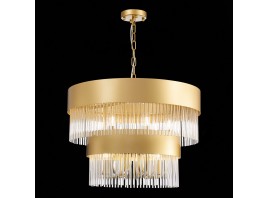 SL1225.203.09 Люстра подвесная ST-Luce Золотистый/Золотистый, Прозрачный E14 9*40W