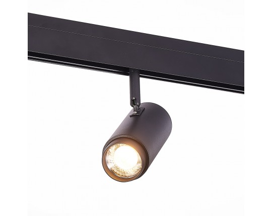 ST357.436.06 Магнитный трековый светильник ZOOM Черный LED 1*6W 3000K 667Lm Ra>80 10-60° IP20 L137xW