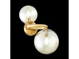 SL1162.301.02 Светильник настенный ST-Luce Латунь/Коньячный E14 2*40W