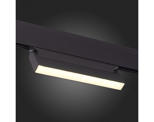 ST363.436.12 Магнитный трековый светильник Черный LED 1*12W 3000K 720Lm Ra>90 120 IP20 L219xW22xH108