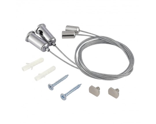 ST017.029.09 Комплект подвесов для ST017.129.09 ST-Luce Серебристый