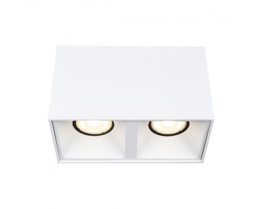 ST168.502.02 Светильник потолочный Белый GU10 2*50W IP20 L82,5xW165xH104 220V Без ламп