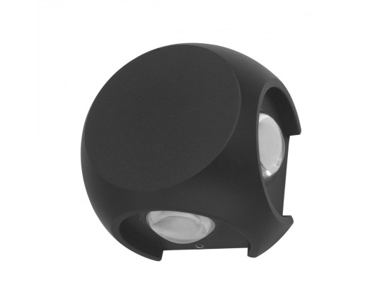 SL9505.401.01 Светильник уличный настенный ST-Luce Черный/Черный LED 1*4W 4000K