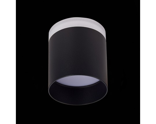 ST102.442.12 Светильник потолочный Черный LED 1*12W 4000K 936Lm Ra>80 120° IP20 D100xH90 170-240V