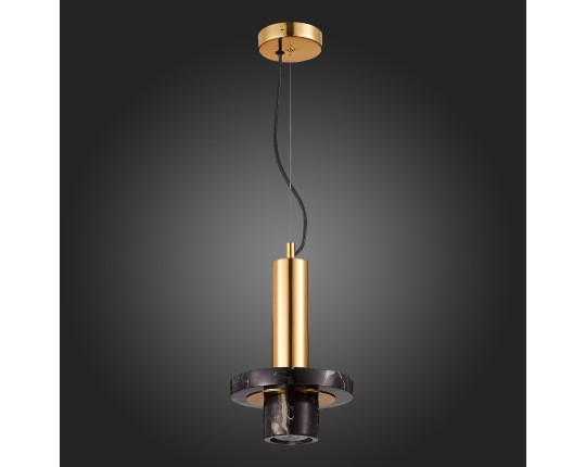 SL1210.403.01 Светильник подвесной ST-Luce Золотистый/Черный GU10 1*5W