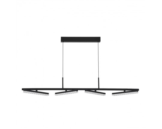 SL1018.403.04 Светильник подвесной ST-Luce черный/прозрачный LED 1*32W 4000K