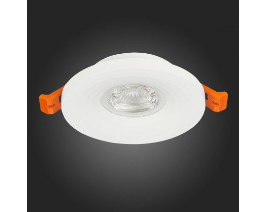 ST205.508.01 Св-к встр. Белый GU10 1*50W  D95xH27 220V Без ламп