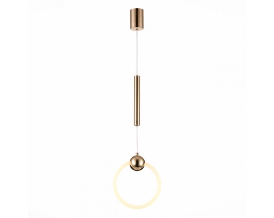 SL1578.203.01 Подвес ST-Luce Золотистый/Золотистый, Белый LED 1*15W 3000K