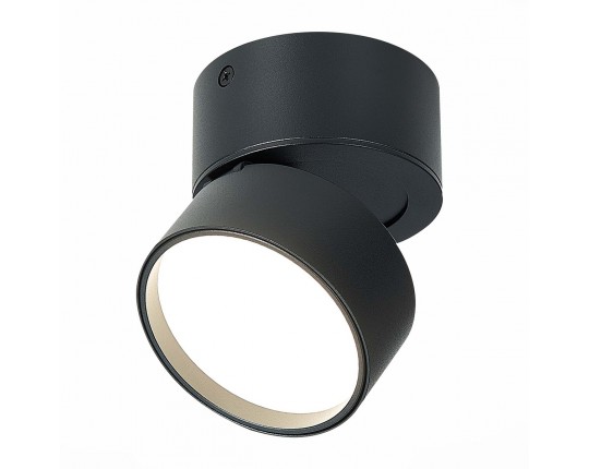 ST651.442.09 Светильник потолочный поворотный Черный LED 1*9W 4000K 720Lm Ra>90 120° IP20 D85xH87 17