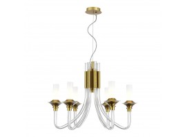 SL1241.203.06 Люстра подвесная ST-Luce Золотистый/Белый E14 6*40W