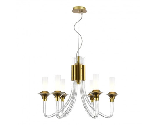 SL1241.203.06 Люстра подвесная ST-Luce Золотистый/Белый E14 6*40W