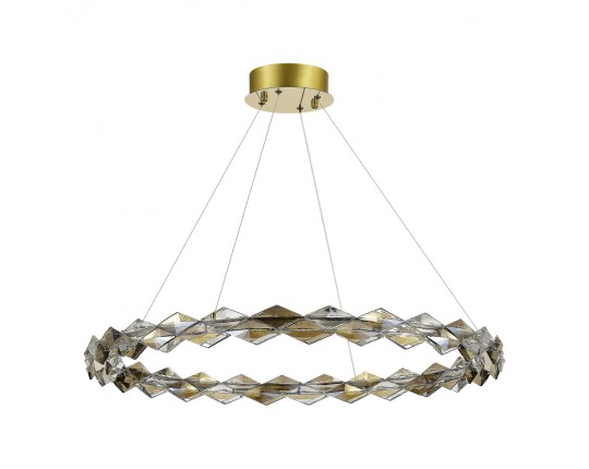 SL6009.213.01 Люстра подвесная ST-Luce Золотой/Прозрачный,Янтарный LED 1*30W 3000K