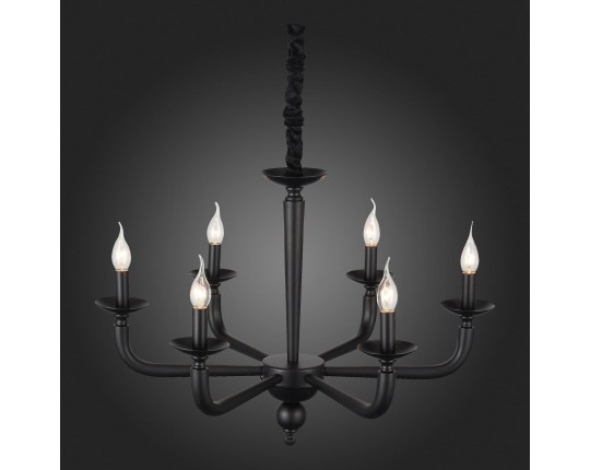 SL1114.403.06 Люстра подвесная ST-Luce Черный E14 6*40W