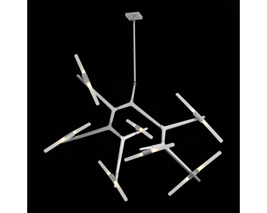 SL947.102.14 Люстра потолочная ST-Luce Серебристый/Белый G9 14*5W