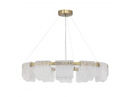 SL6021.203.66 Светильник подвесной ST-Luce золотистый/прозрачный LED 1*66W 3000K